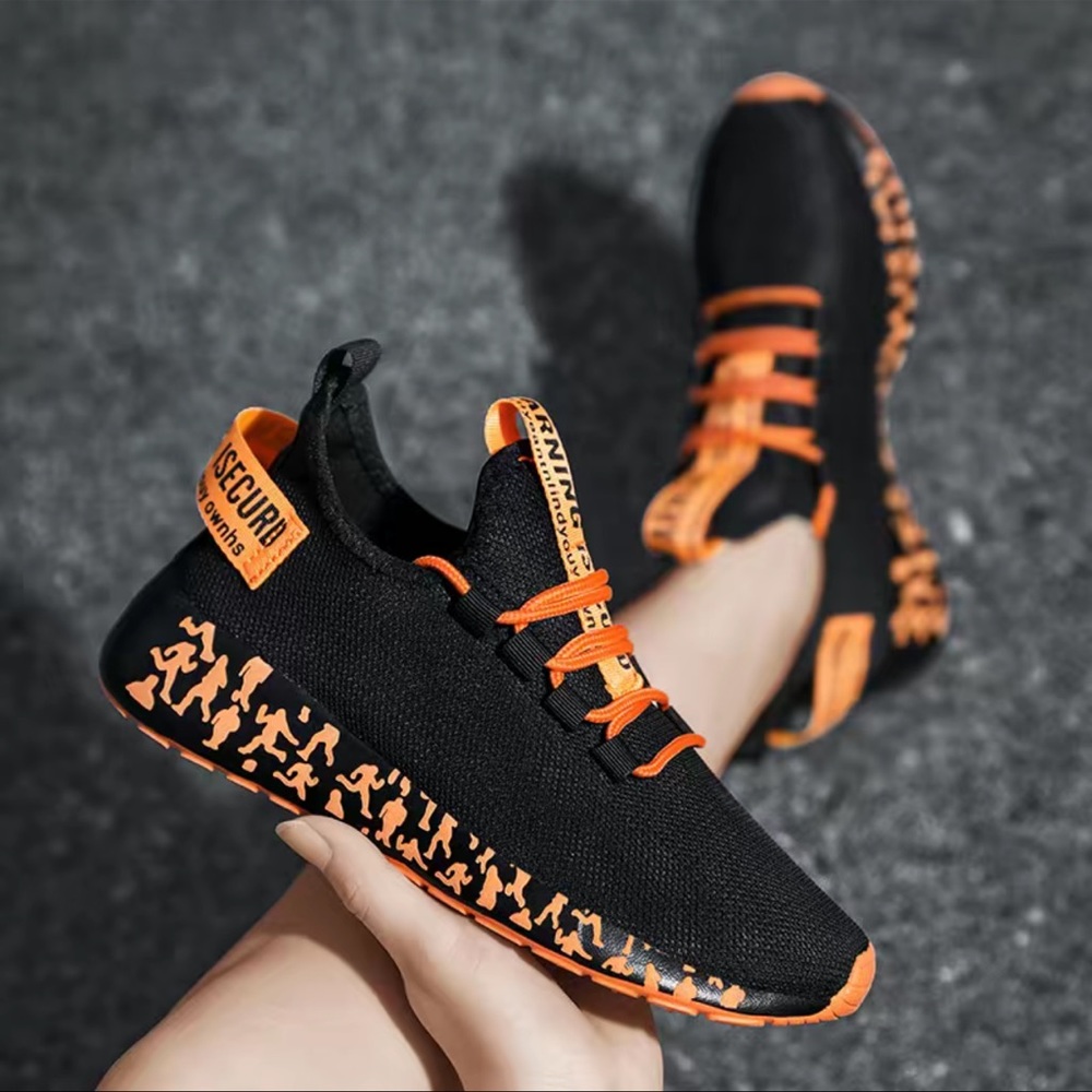 Women's Contrast Color Lightweight Sneakers, Breathable Running Shoes - Picture 2 of 6